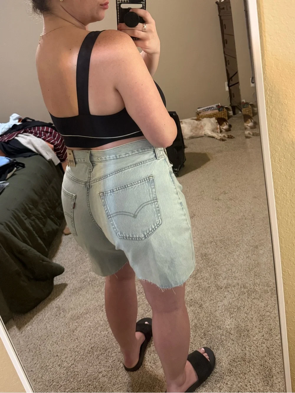 Levi’s 94 Baggy Shorts Size 32 Light Wash Denim NWT High Rise